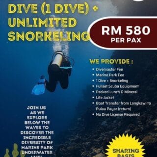 pulau payar diving with snorkeling