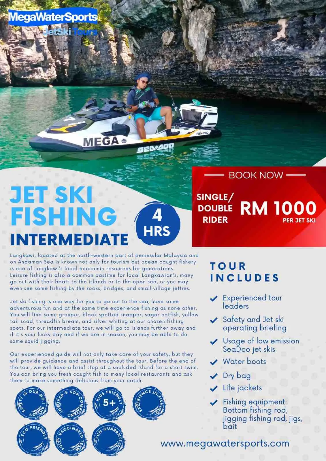 Langkawi jetski fishing intermidate