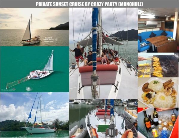 private sunset cruise langkawi by crazy party