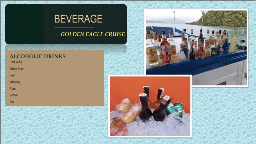 l love you forever private charter beverages